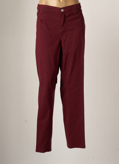 Pantalon slim rouge SOPHIA CURVY pour femme