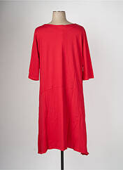 Robe mi-longue rouge SOPHIA CURVY pour femme seconde vue