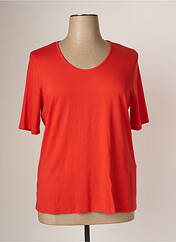 T-shirt orange DORIS STREICH pour femme seconde vue