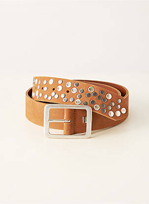 Ceinture fermeture boucle ardillon marron LINDENMANN femme