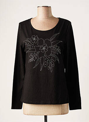 Top noir PAUSE CAFE pour femme