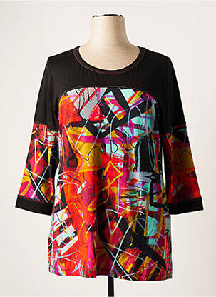 Tunique manches longues orange DOLCEZZA pour femme