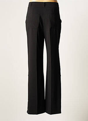 Pantalon large taille à pinces taille haute noir CAROLINE BISS femme