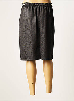 Jupe mi-longue coupe droite noir FRED SABATIER femme