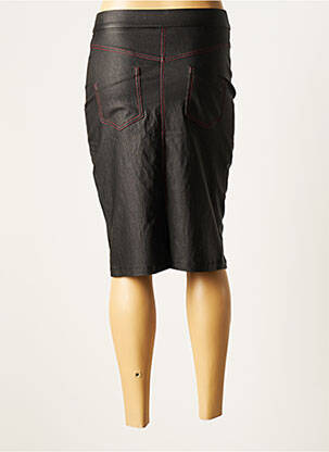 Jupe mi-longue taille normale noir MERI & ESCA femme