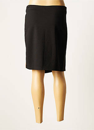Jupe mi-longue stretch noir DOLCEZZA femme