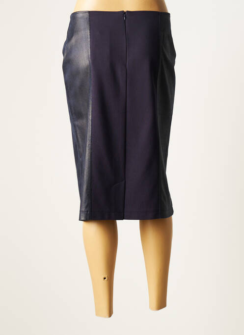 Jupe mi-longue bleu GRIFFON pour femme