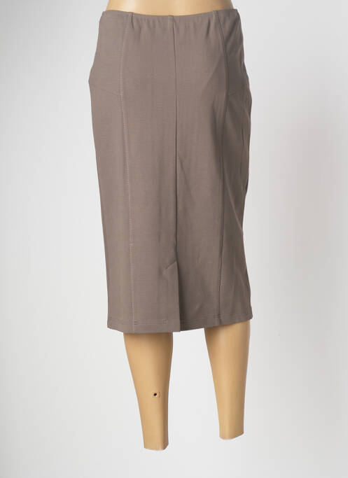 Jupe mi-longue gris SOMMERMANN pour femme