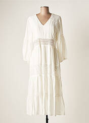 Robe mi-longue blanc MARINA V pour femme seconde vue