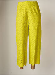 Pantalon 7/8 jaune MARINA V pour femme seconde vue