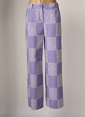 Pantalon droit violet MADISON pour femme seconde vue
