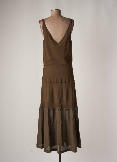 Robe longue marron D.EXTERIOR pour femme