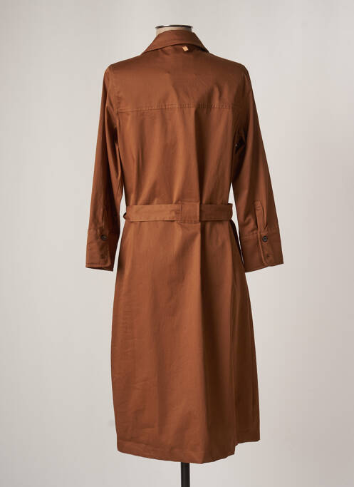 Robe mi-longue marron MOS MOSH pour femme