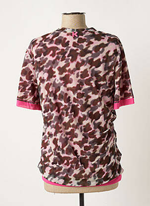 T-shirt coupe cintrée manches courtes rose KENZO femme