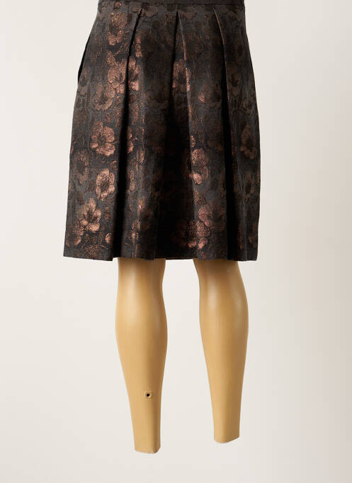 Jupe mi-longue noir D.EXTERIOR pour femme