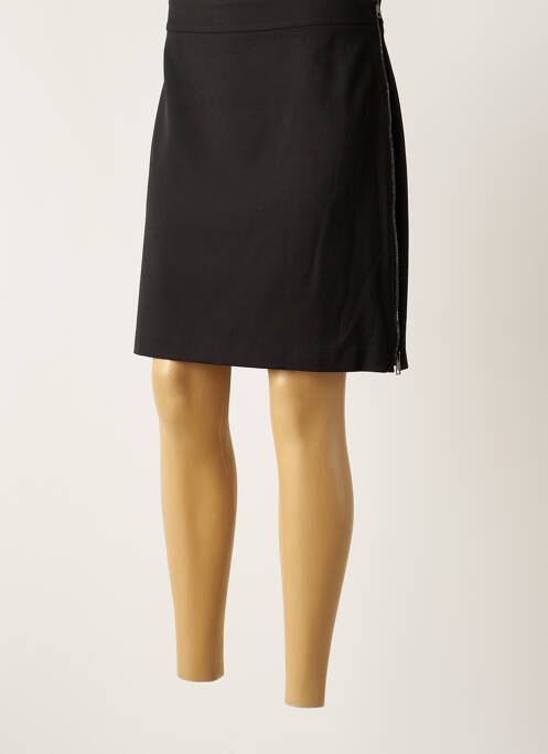 Jupe mi-longue noir D.EXTERIOR pour femme