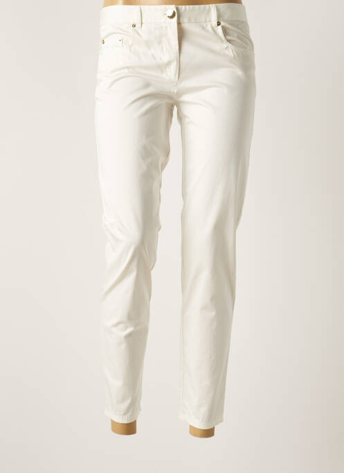 Pantalon 7/8 blanc MOSCHINO pour femme