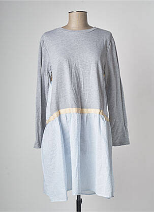Robe courte gris Y.TWO pour femme