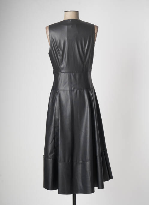 Robe mi-longue noir DIXIE pour femme