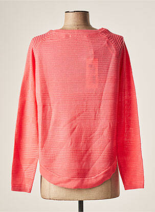 Pull coupe droite manches longues rose ONLY femme