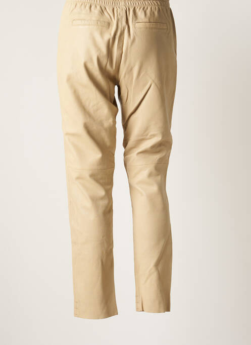 Pantalon 7/8 beige GIPSY BY MAURITIUS pour femme