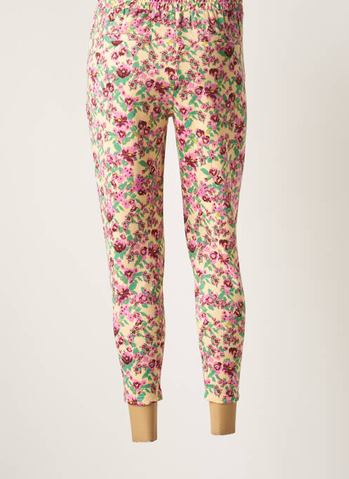 Pantalon 7/8 rose ICHI pour femme