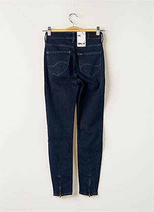 Jeans skinny tissage brut taille haute bleu LEE femme