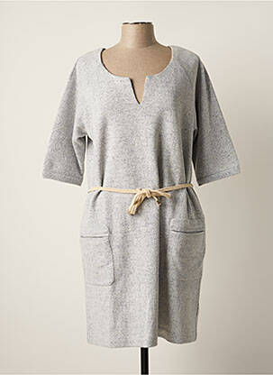 Robe pull gris WMN pour femme