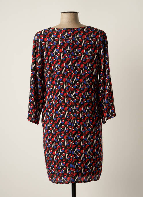 Robe courte fermeture zippée au dos manches longues noir IMPERIAL femme