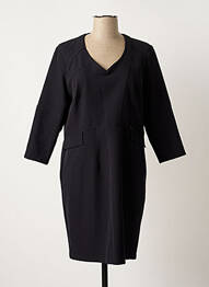 Robe courte manches 3/4 manches 3/4 noir MADO ET LES AUTRES femme