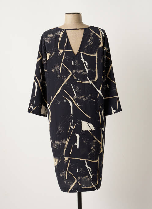 Robe mi-longue bleu ICHI pour femme