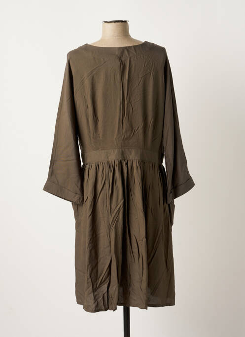 Robe mi-longue vert BLEND SHE pour femme
