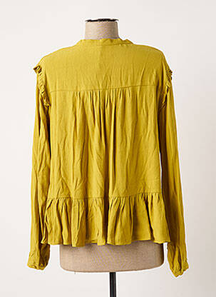 Blouse manches longues manches longues vert ORFEO femme