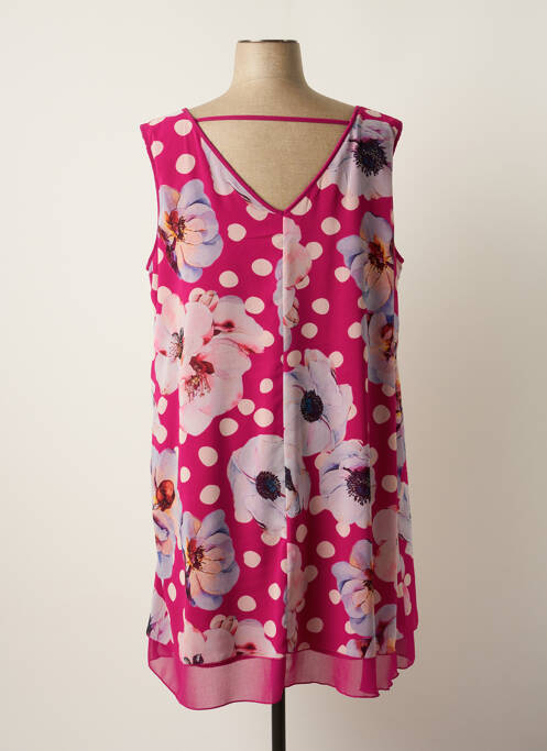 Tunique sans manche rose SPG WOMAN pour femme