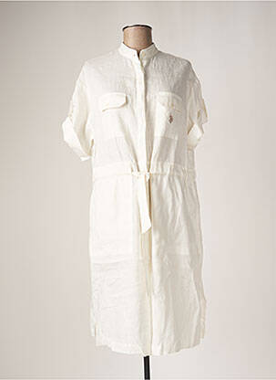 Robe mi-longue blanc U.S. POLO ASSN pour femme