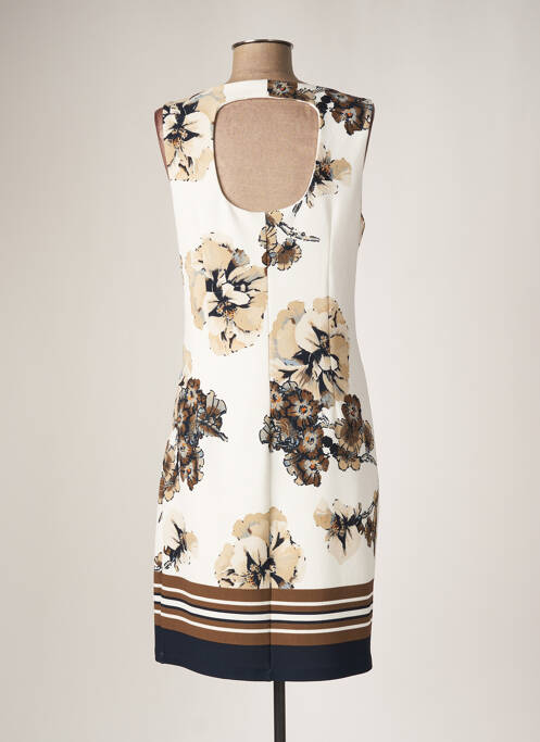 Robe mi-longue blanc K-DESIGN pour femme