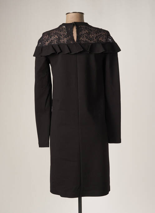 Robe mi-longue noir RIVIERES DE LUNE pour femme