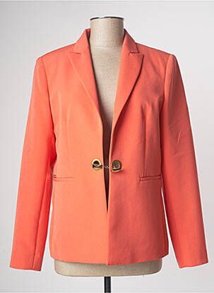 Blazer poches orange CRISTINA BARROS femme