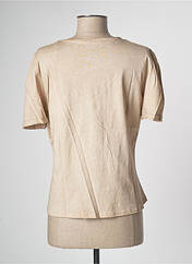 T-shirt beige EVA KAYAN pour femme seconde vue