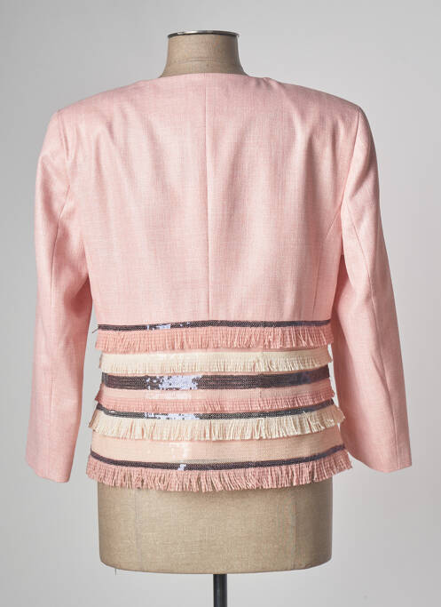 Veste chic rose CRISTINA BARROS pour femme