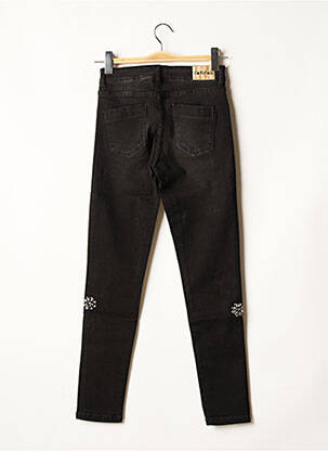 Jeans coupe slim broderie rivets taille normale noir LOLITAS & LOLOS femme