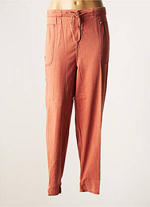 Pantalon chino orange EVA KAYAN pour femme