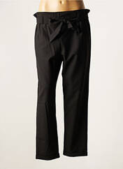 Pantalon droit noir RIVIERES DE LUNE pour femme seconde vue