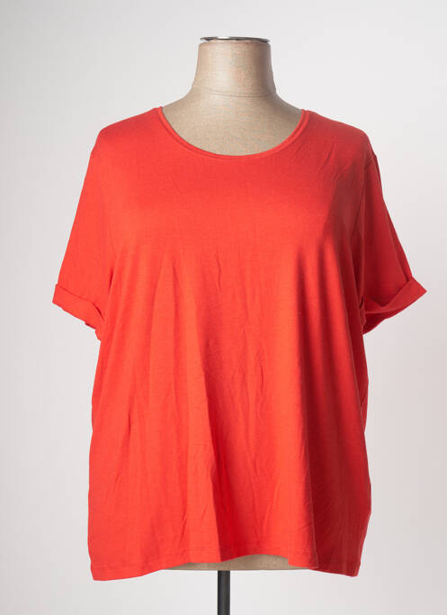 T-shirt rouge ONLY CARMAKOMA pour femme