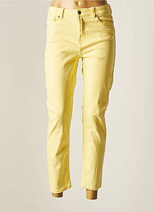 Jeans coupe droite jaune ONLY pour femme