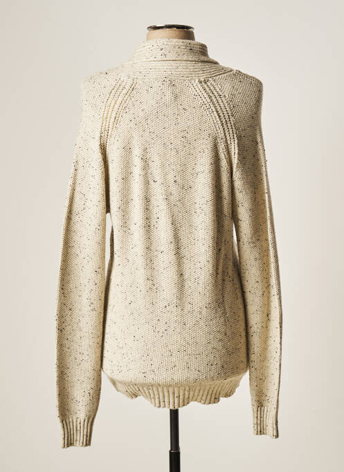 Gilet manches longues beige JACK & JONES pour homme