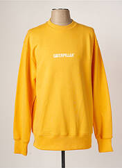 Sweat-shirt jaune CATERPILLAR pour homme seconde vue