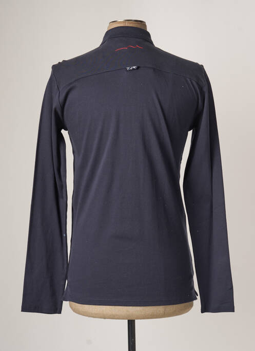 Polo bleu TEDDY SMITH pour homme