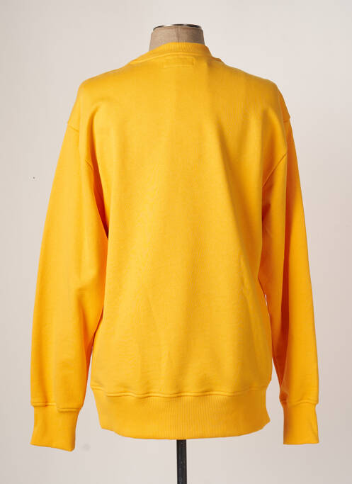 Sweat-shirt jaune CATERPILLAR pour homme