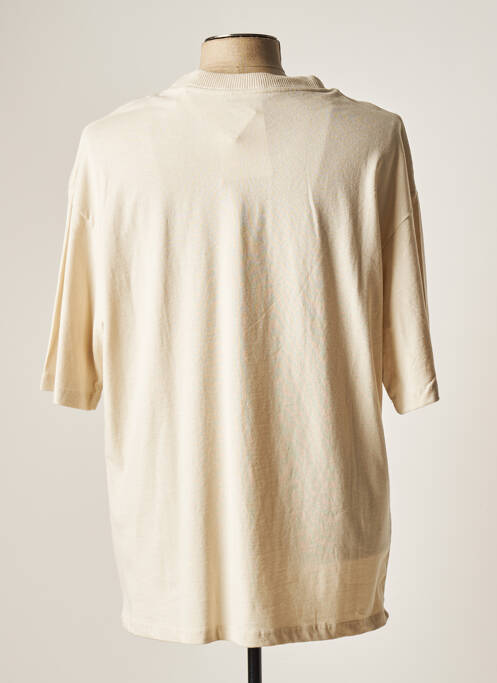 T-shirt beige JACK & JONES pour homme